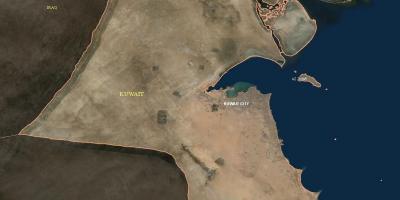 Kartta satelliitti-kuwait