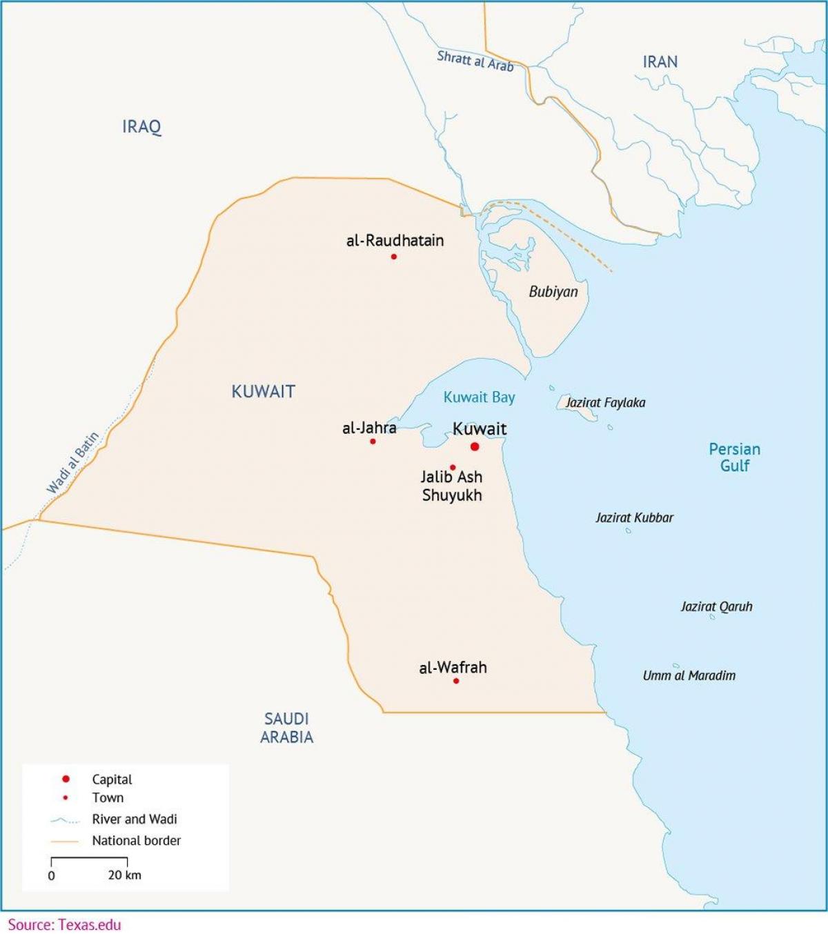 kartta al-zour kuwait