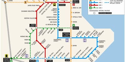 Kartta metro kuwait